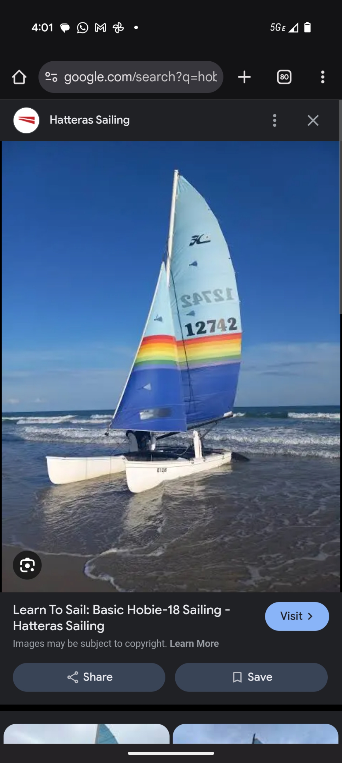 Hobie cat 18