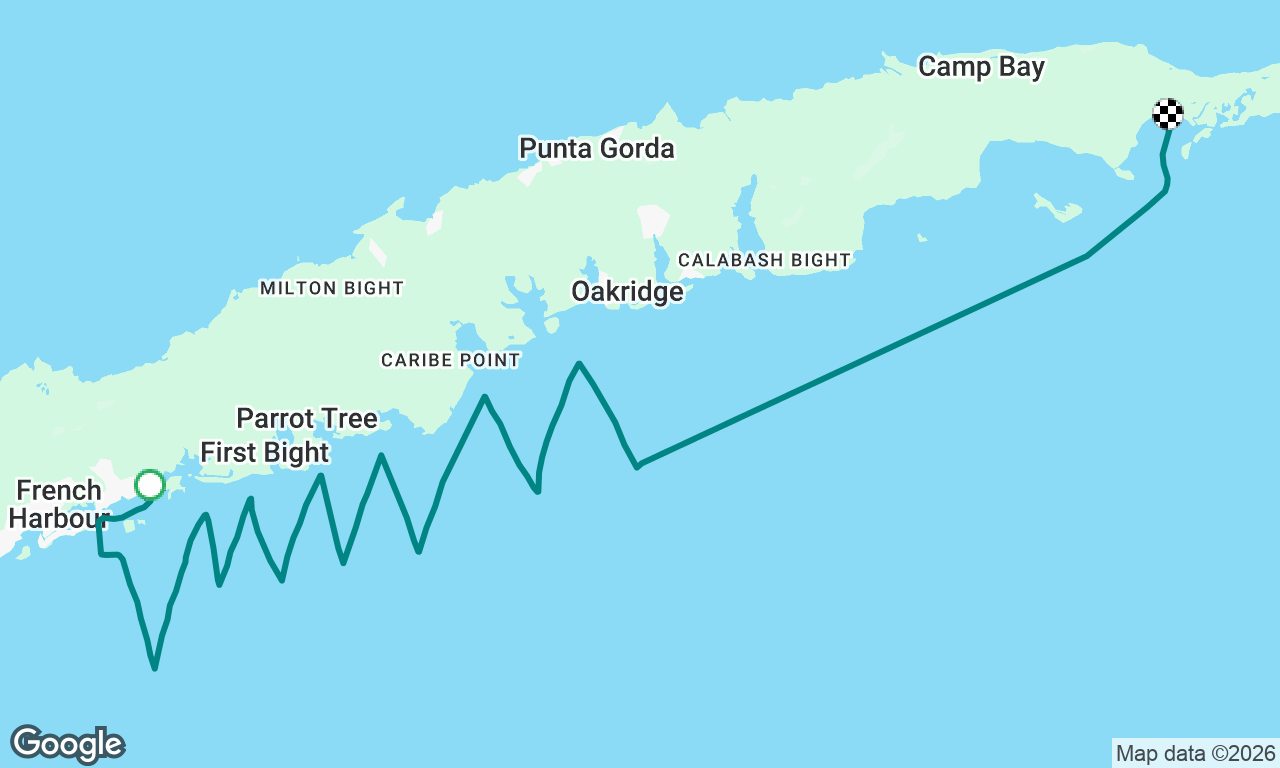 French Cay to Old Port Royal, Honduras