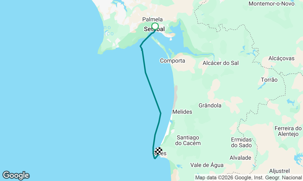 Setúbal to Sines