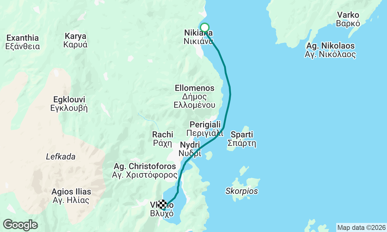 Voyage map