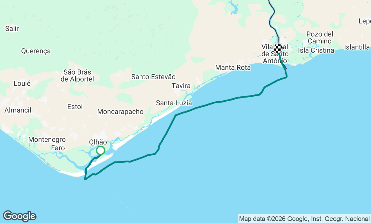 Culatra to Vila Real de Santo António