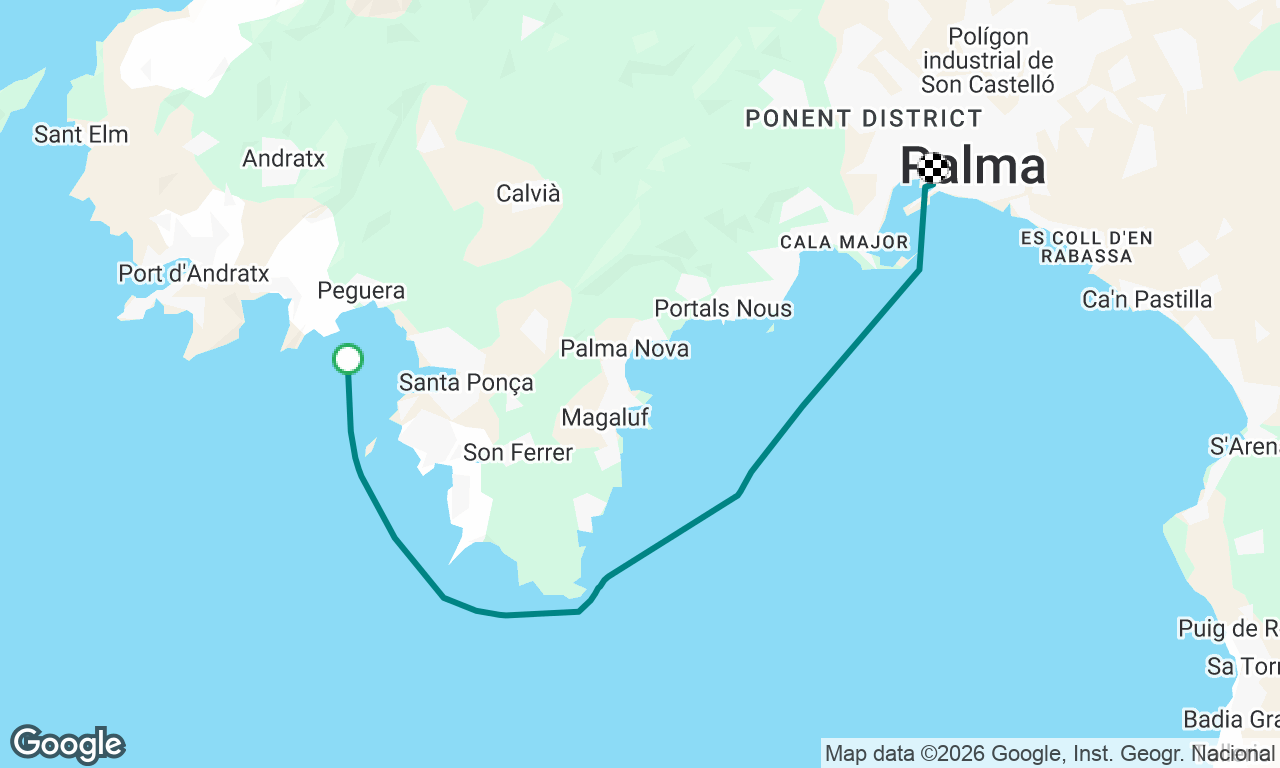 Voyage map