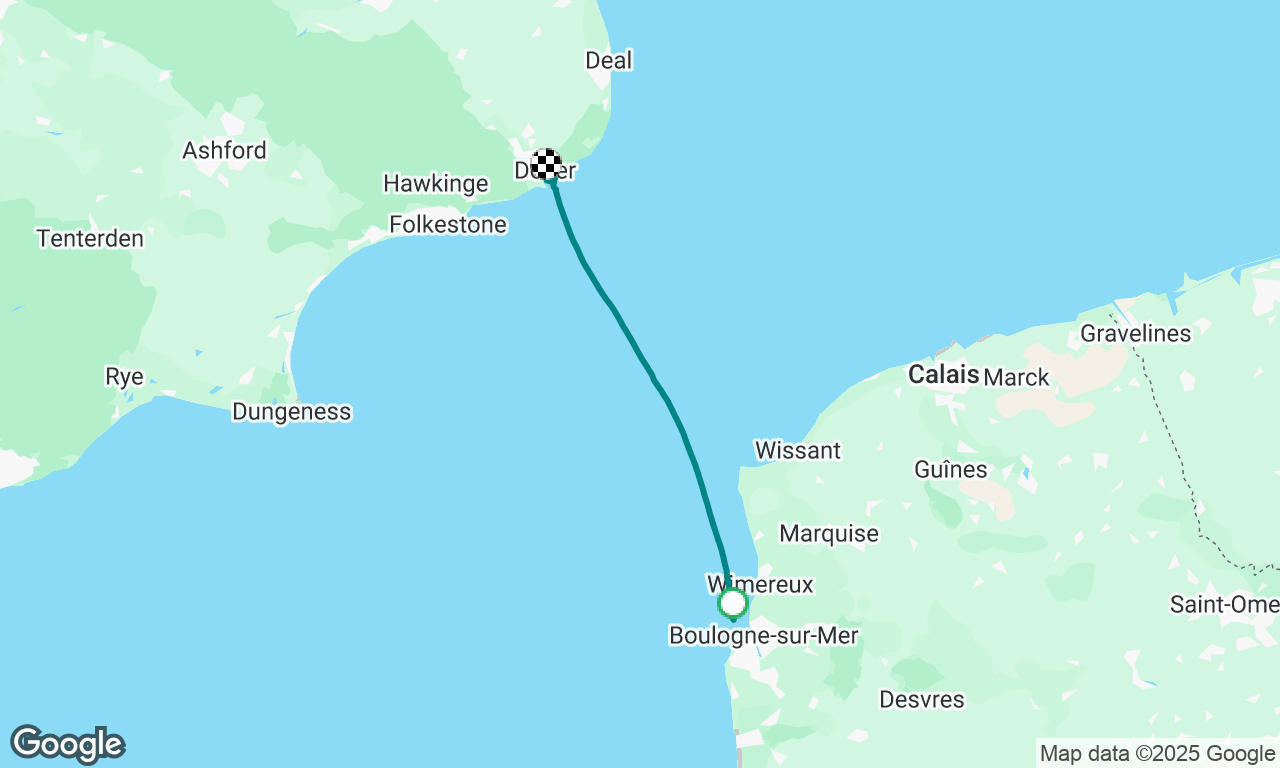 Boulogne to Dover saillink 