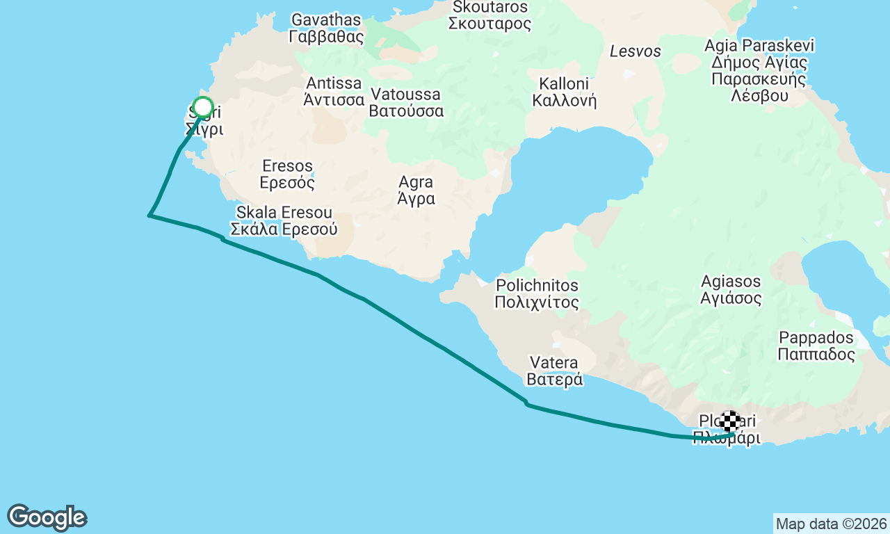 Voyage map