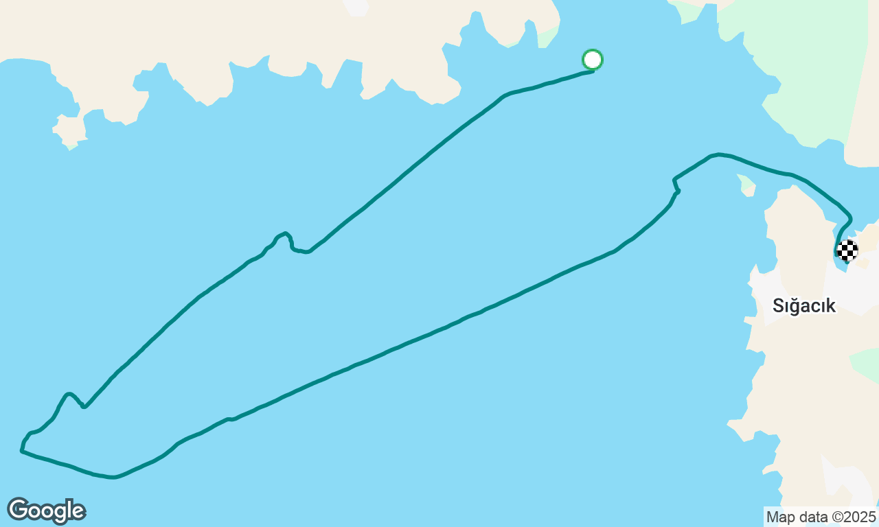 Sailing in Sığacak and a Coast Guard stop 👮‍♂️