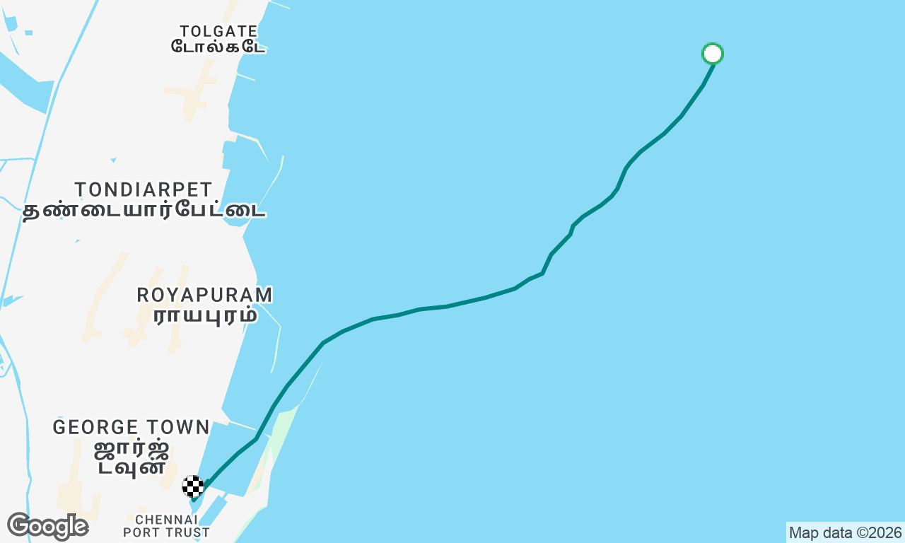 Voyage map