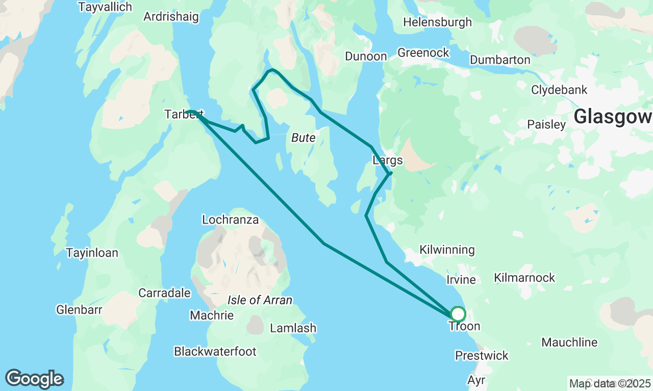 Weekend Troon, Largs, Tarbet