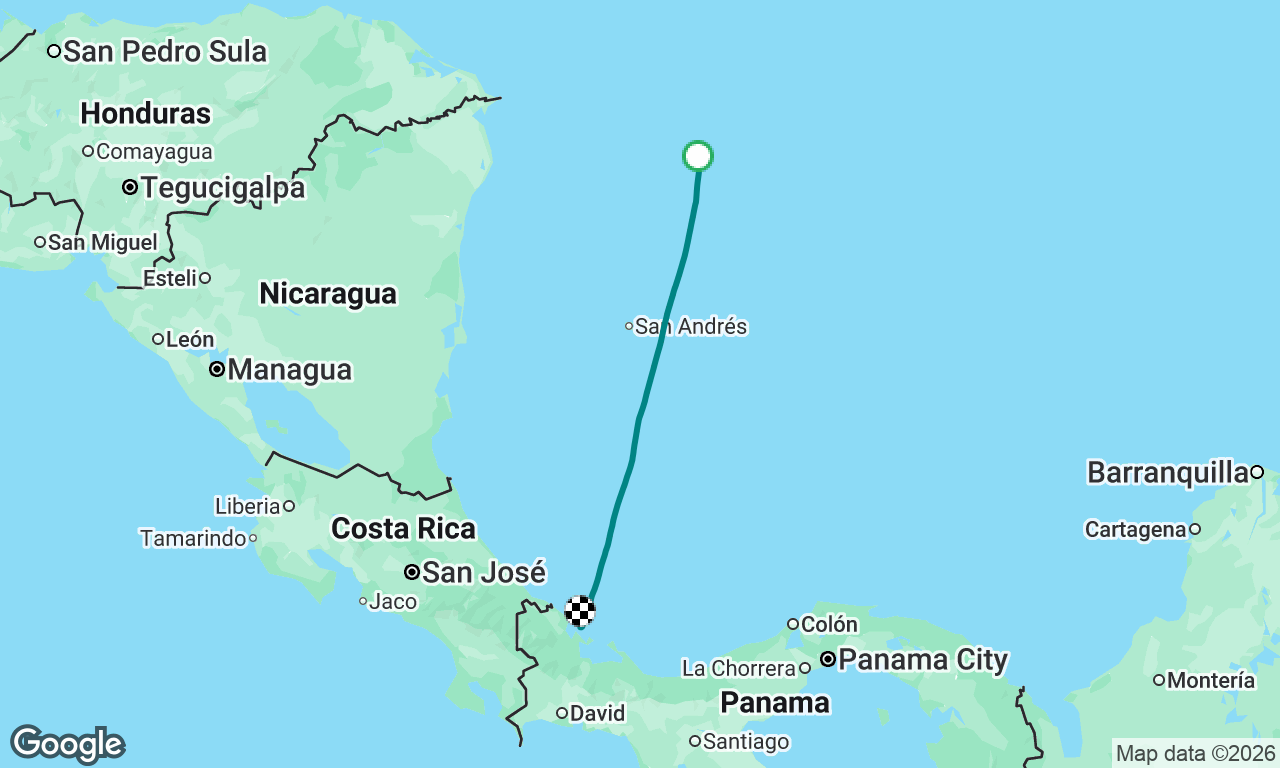 Voyage map