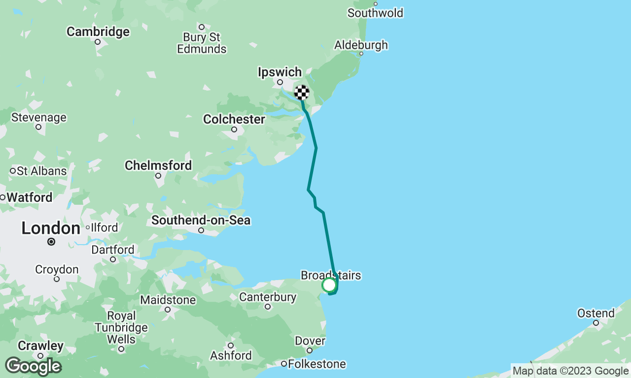 Ramsgate to Levington