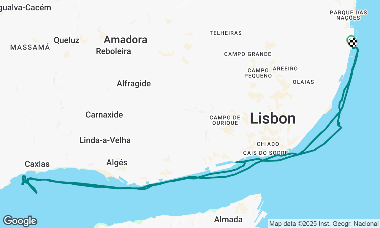 Charter Lisboa Oriente-Paco d’Arcos-Lisboa Oriente