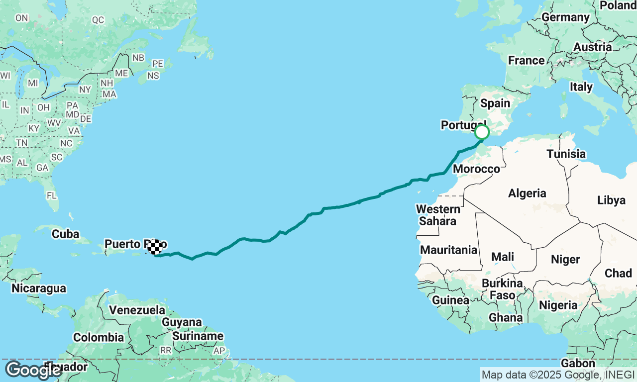 Voyage map