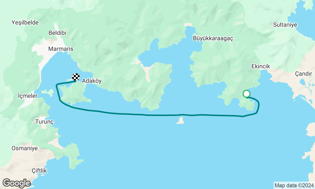 Küçüksemizce Koyu - Marmaris Adaköy Marina