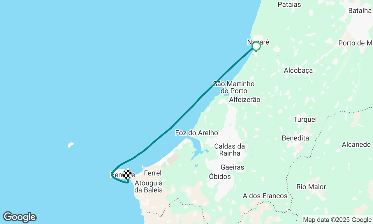 Nazaré to Peniche