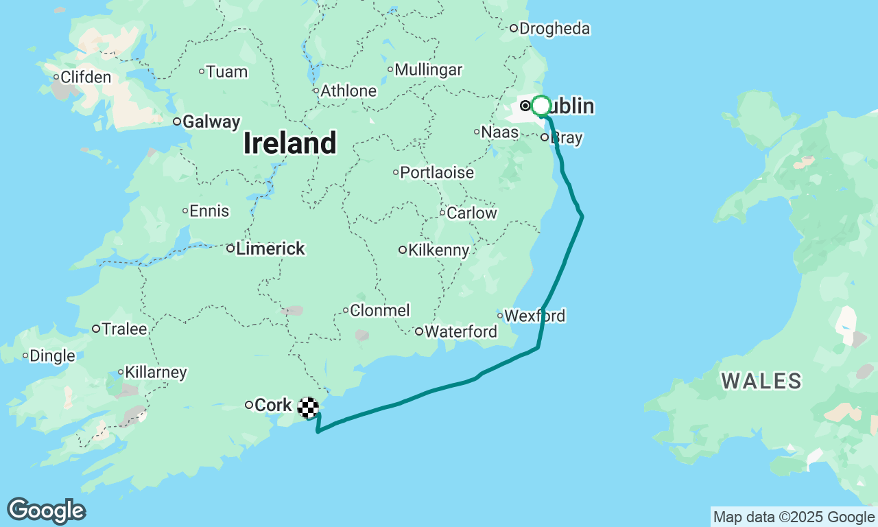 Dublin to Ballycotton, Scotland