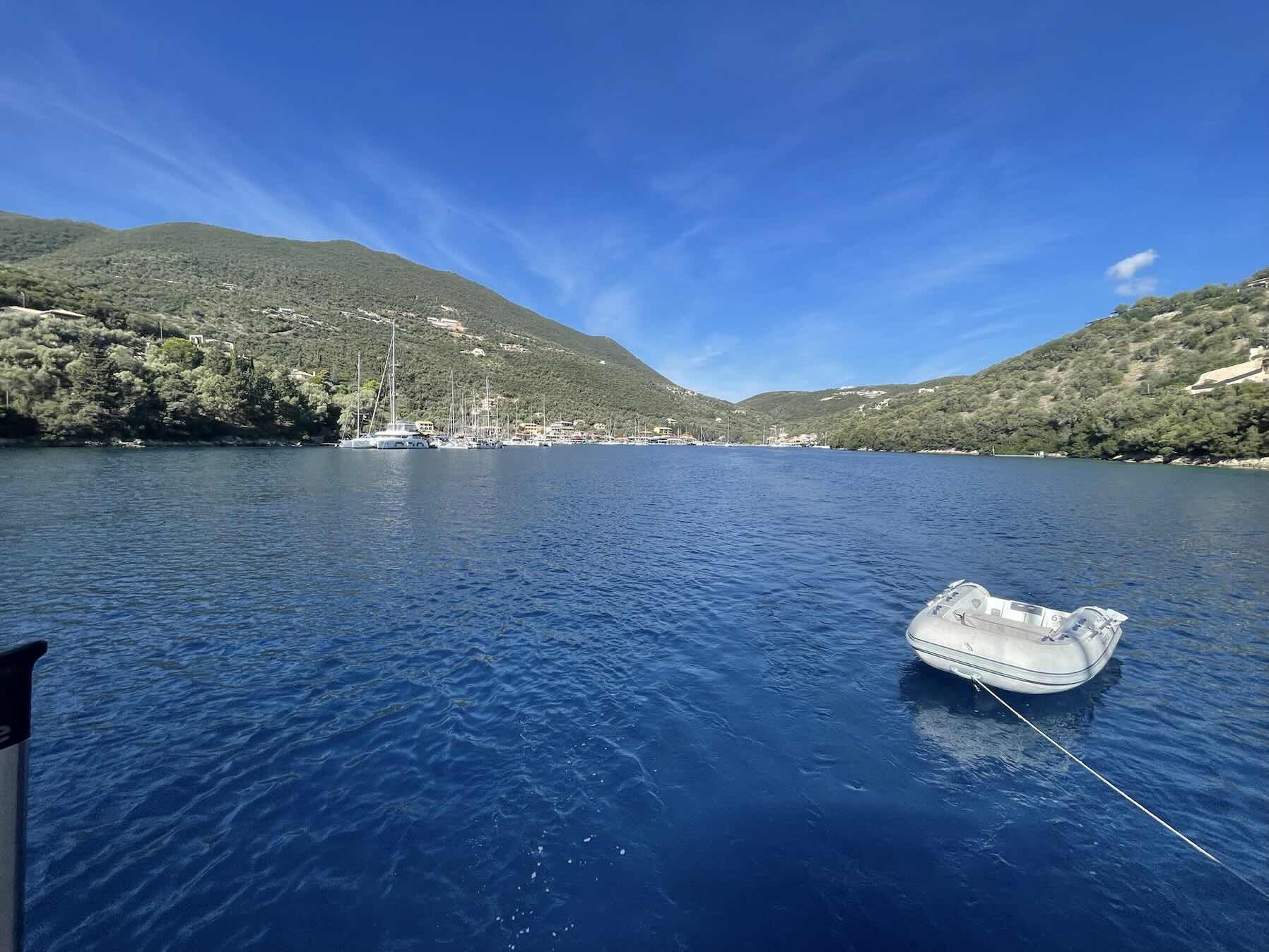 Cruise from Palairos  back to home base at Lefkas with a lovely anchor en route for a refreshing swim_B34F34D4-77B3-47A4-9710-75B18812C04E