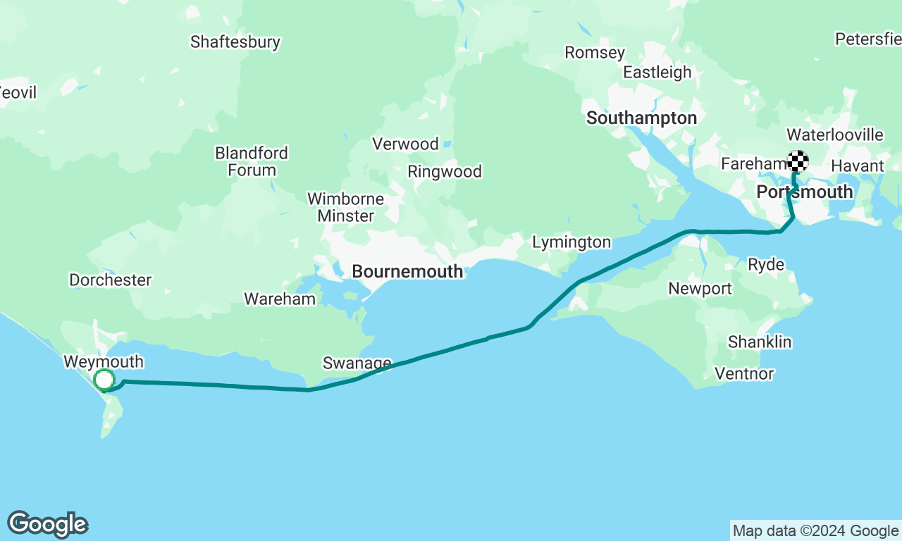 Portland to Portsmouth