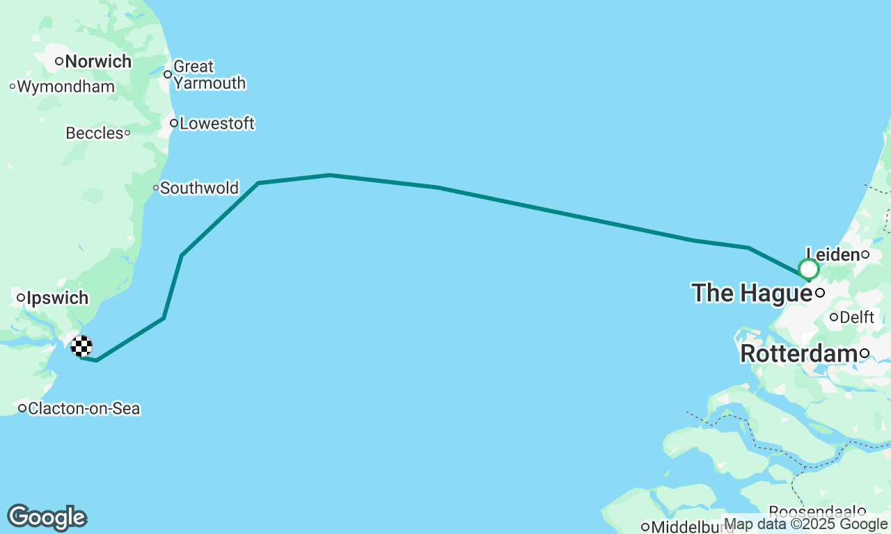 Return passage North Sea race
