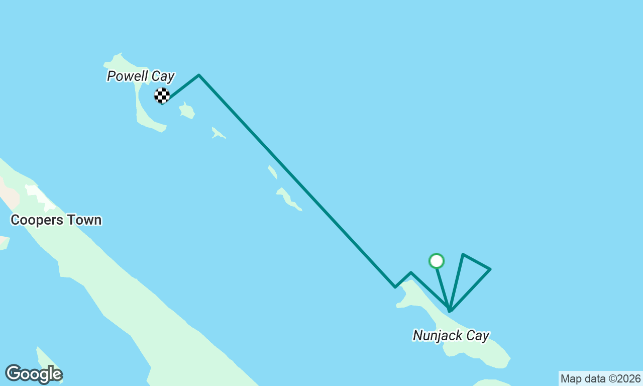 Manjack Reefs to Powell Cay
