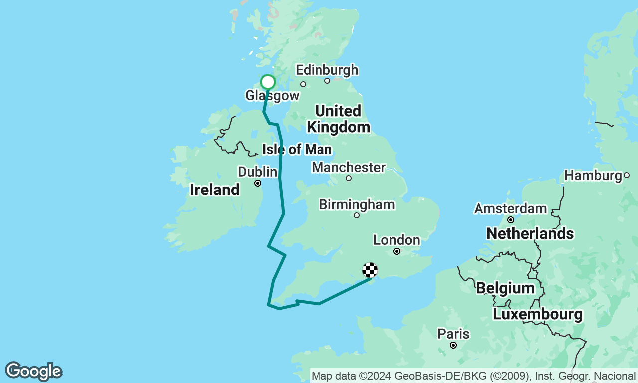 Crinan to Cowes