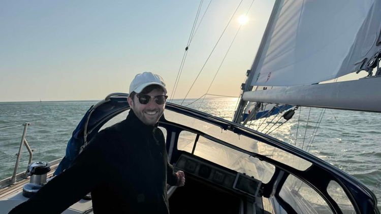 Voyage photo from Hamble to Dartmouth 