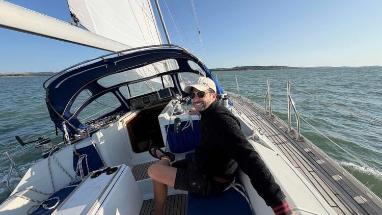 Voyage photo from Hamble to Dartmouth 