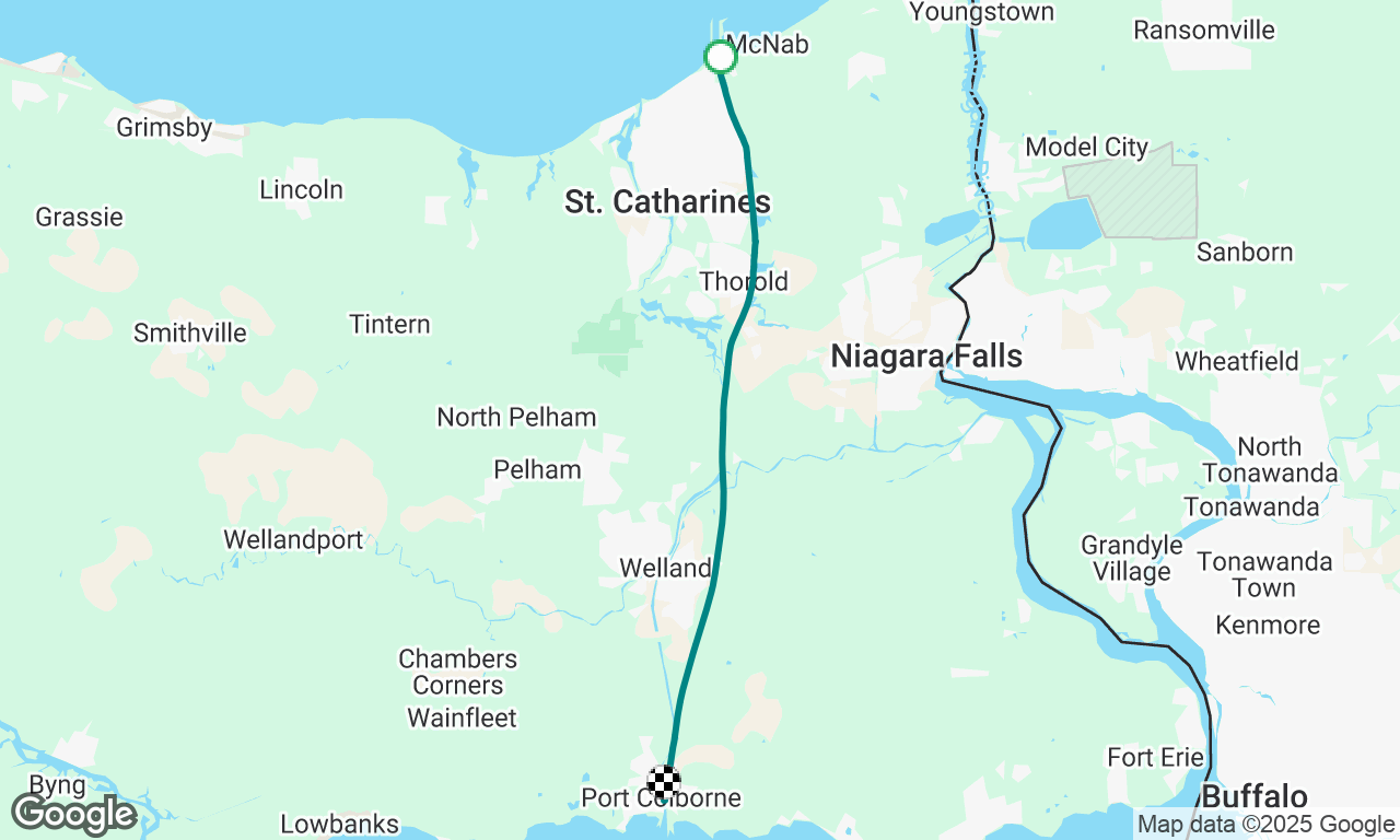 Upbound Welland Canal (Lake Ontario to Lake Erie)