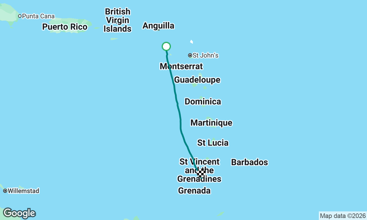 Voyage map