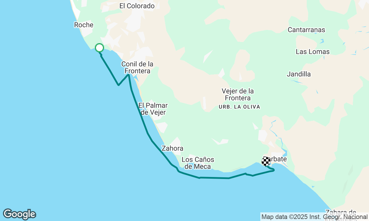 Cabo Roche 🇪🇸 to Barbate 🇪🇸
