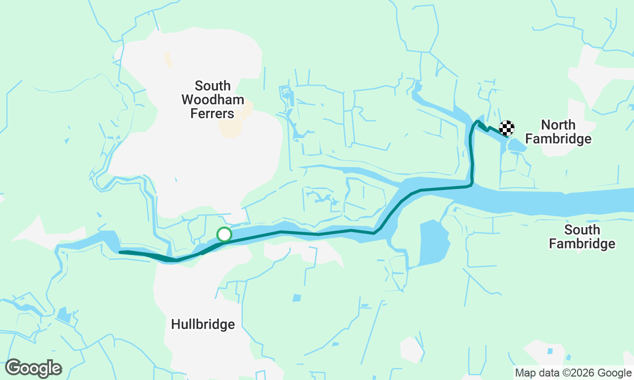 Test trip to Fambridge