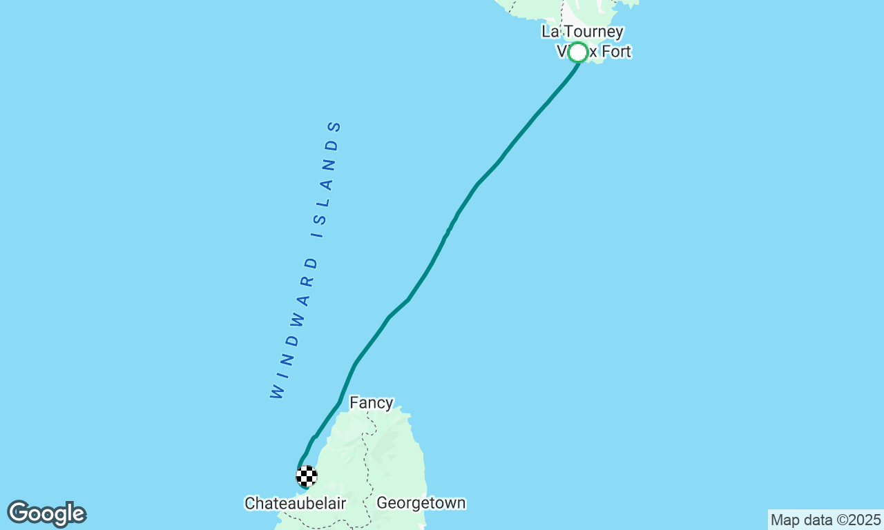 St Lucia to St Vincent 