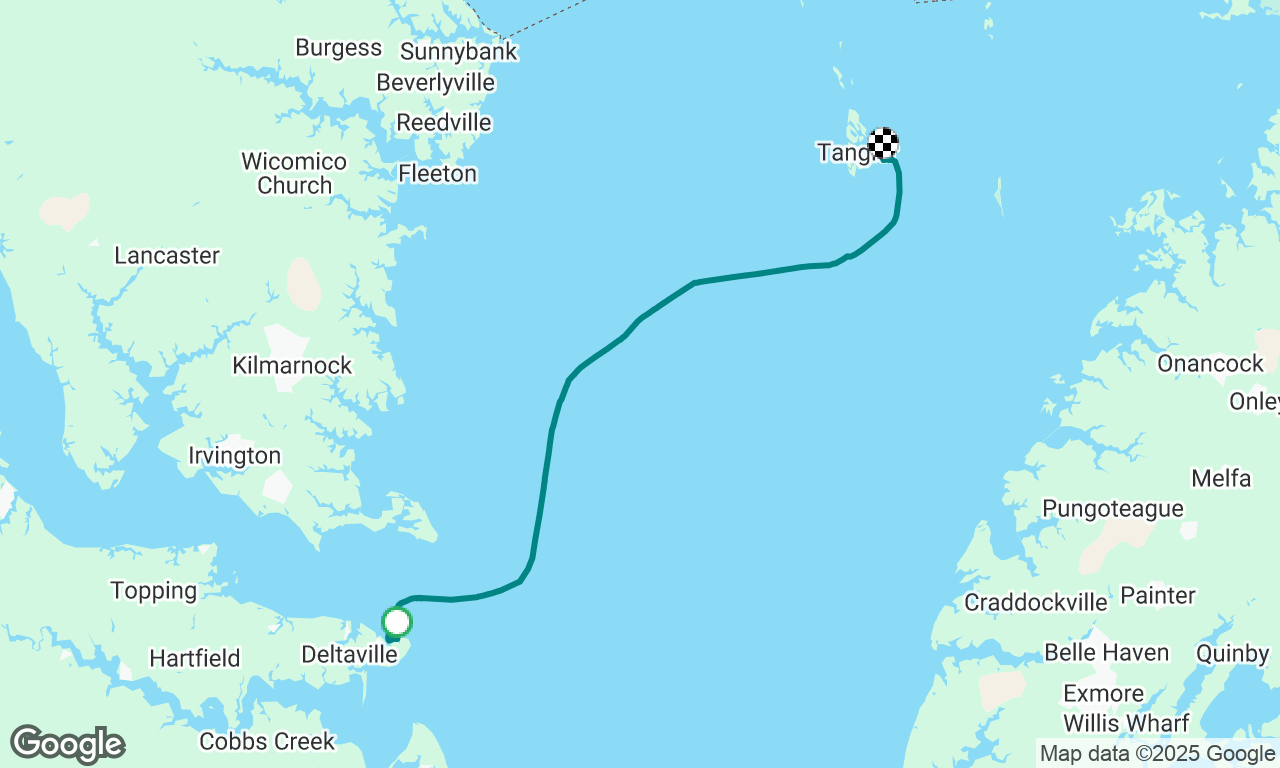 deltaville -> Tangier Island 