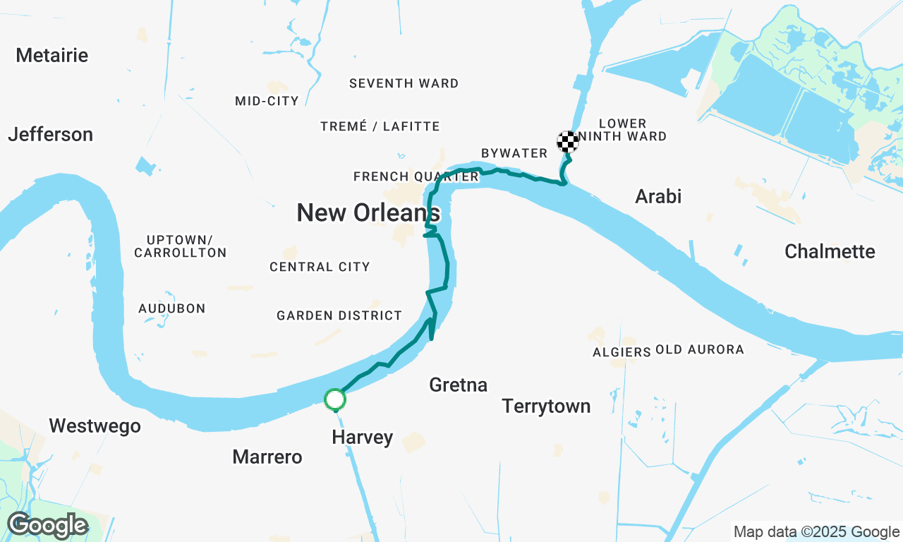 Mississippi River NOLA crossing