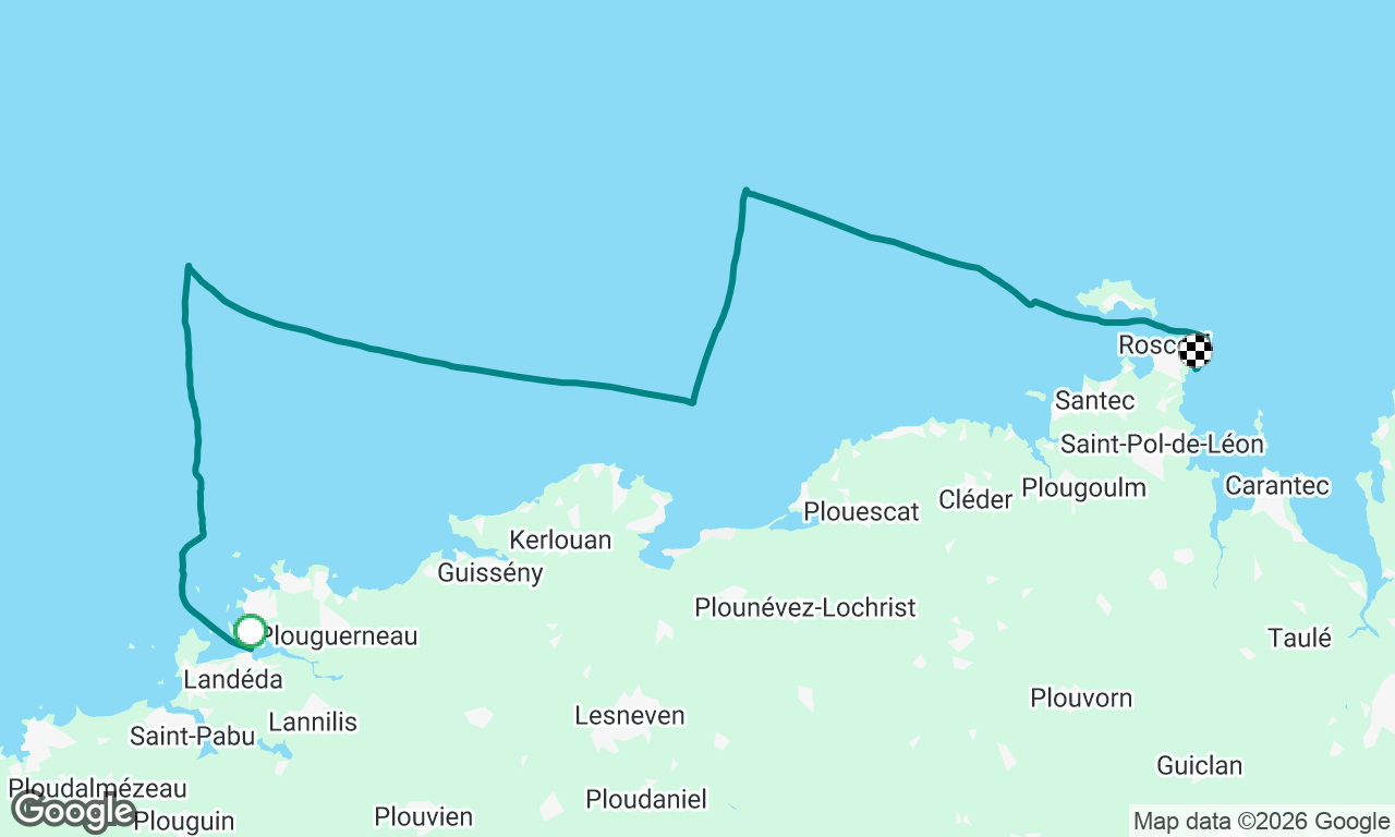 L’Aber Wrac’h to Roscoff