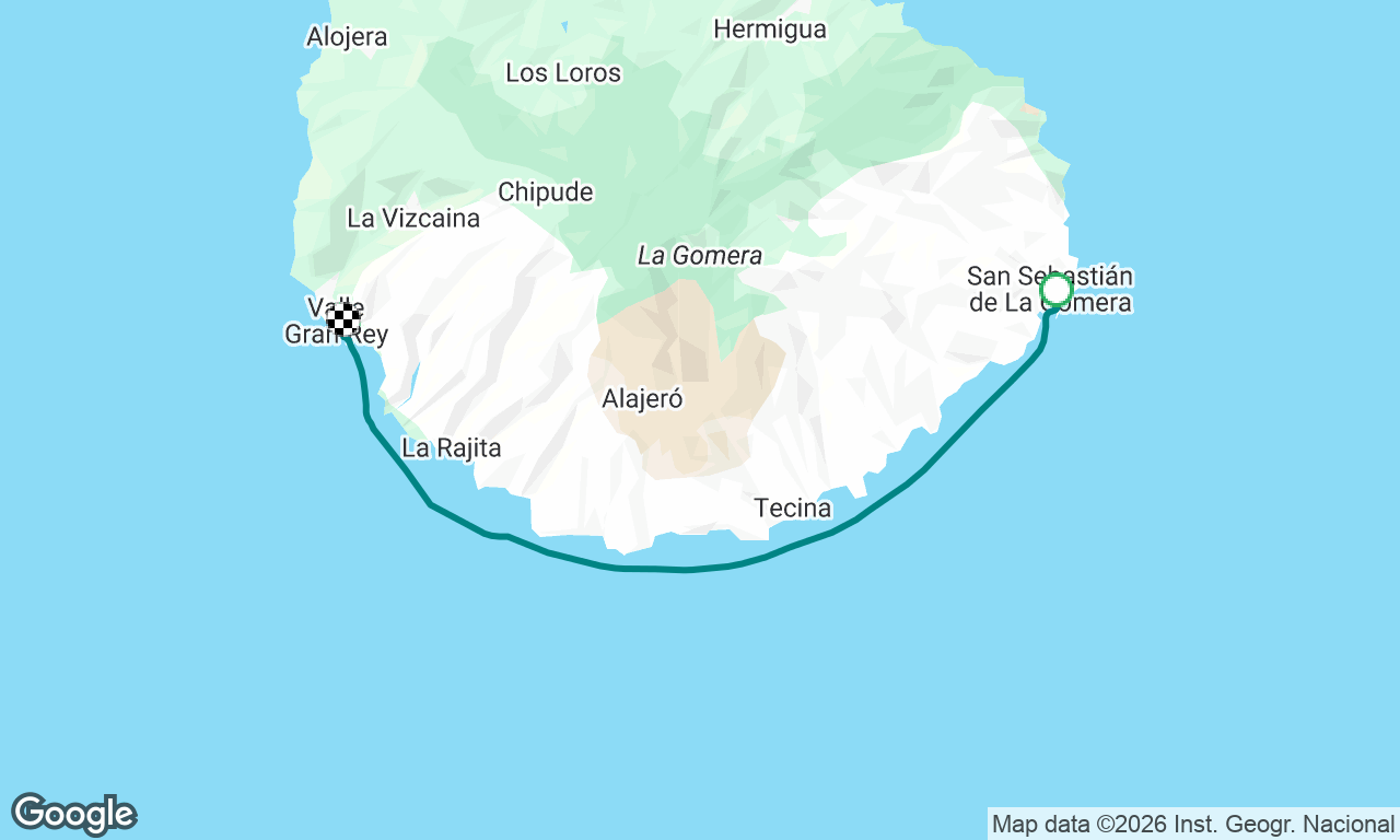 San Sebastian to Puerto de Vueltas