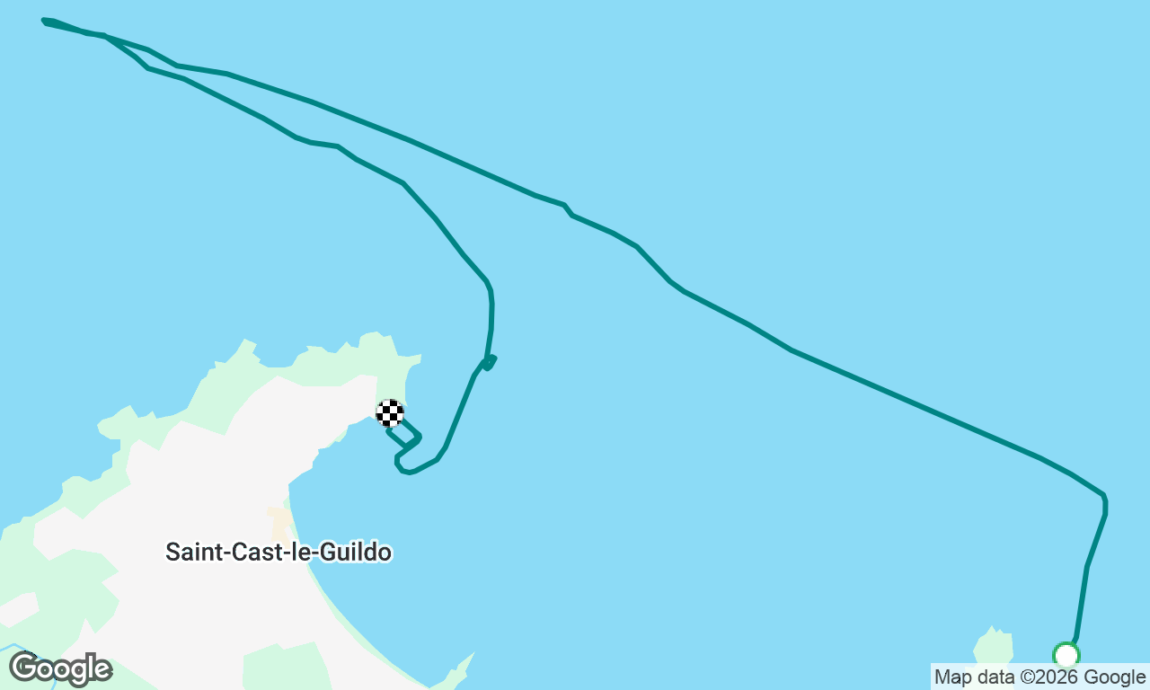 Ile des Hebihens to St Cast