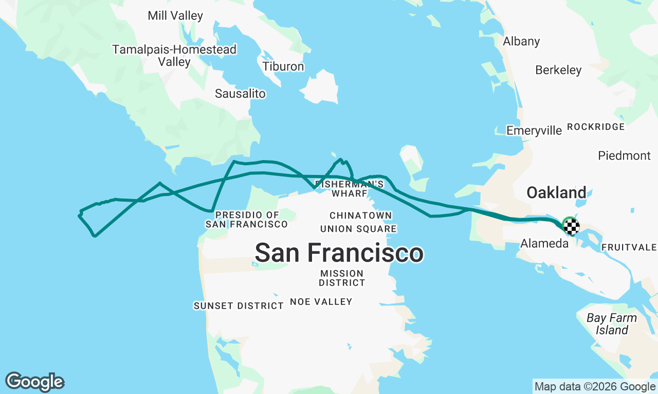 Voyage map