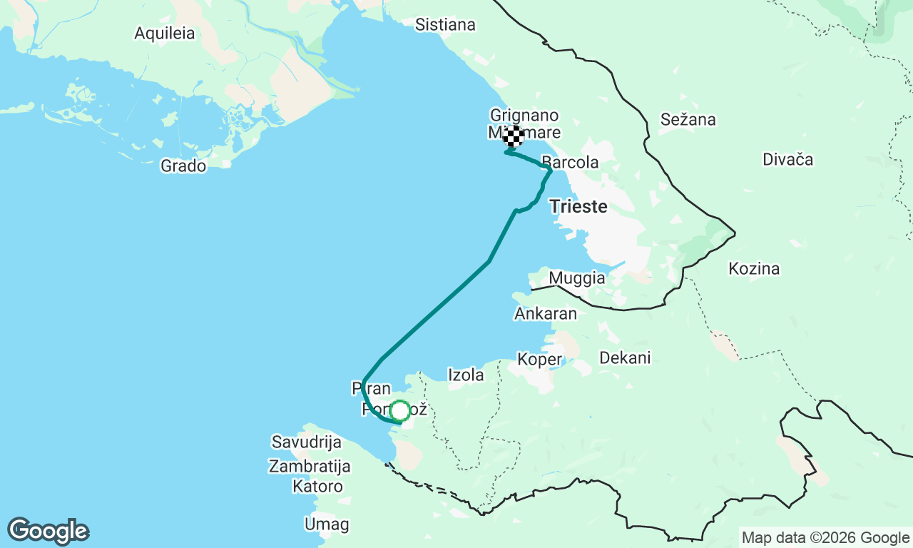 Portoroz to Trieste for Barcolana 