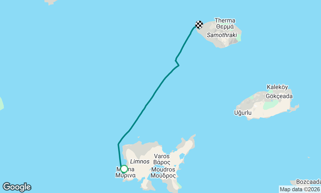 Voyage map