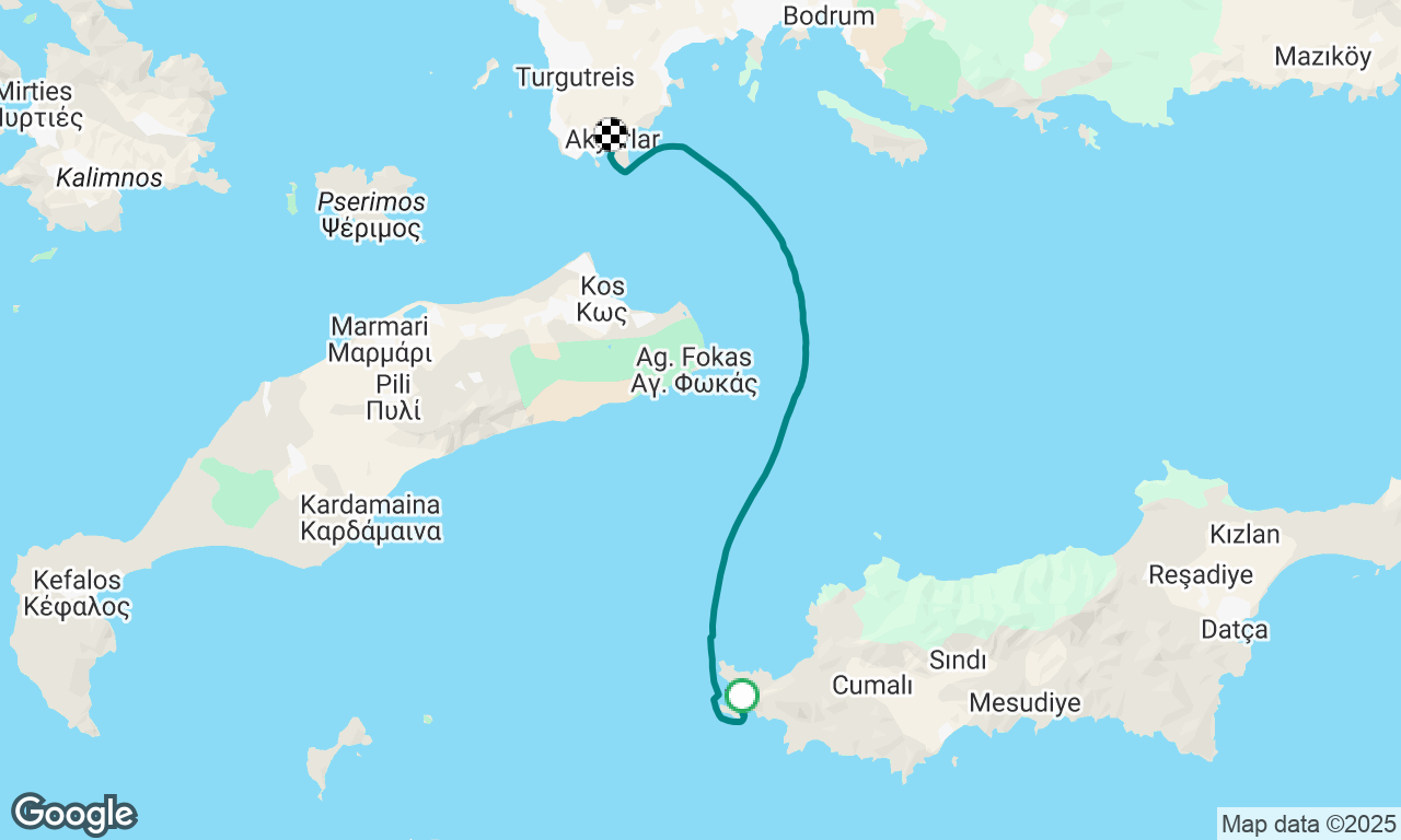Knidos to Akyarlar