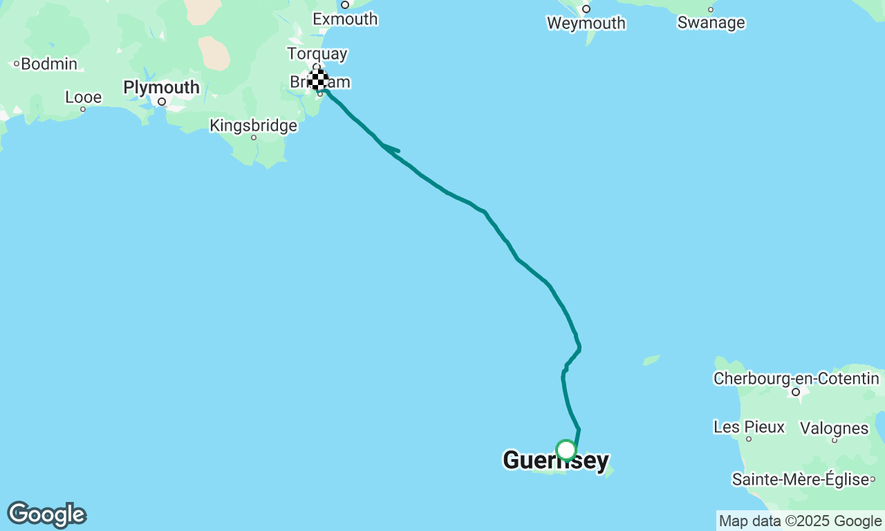Motorsailing back across the Channel