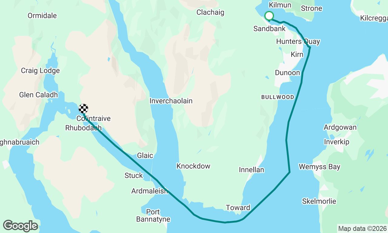 Holy Loch to Colintraive