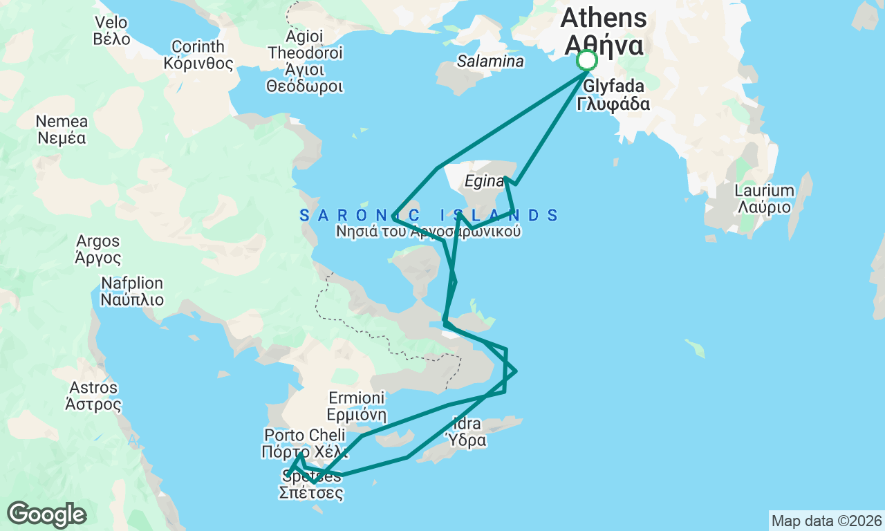 Voyage map