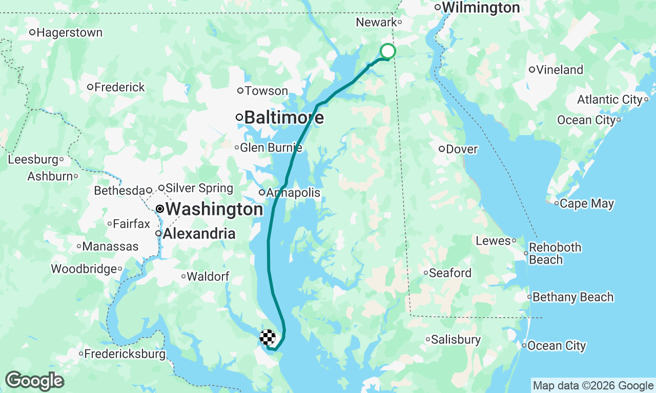 Voyage map