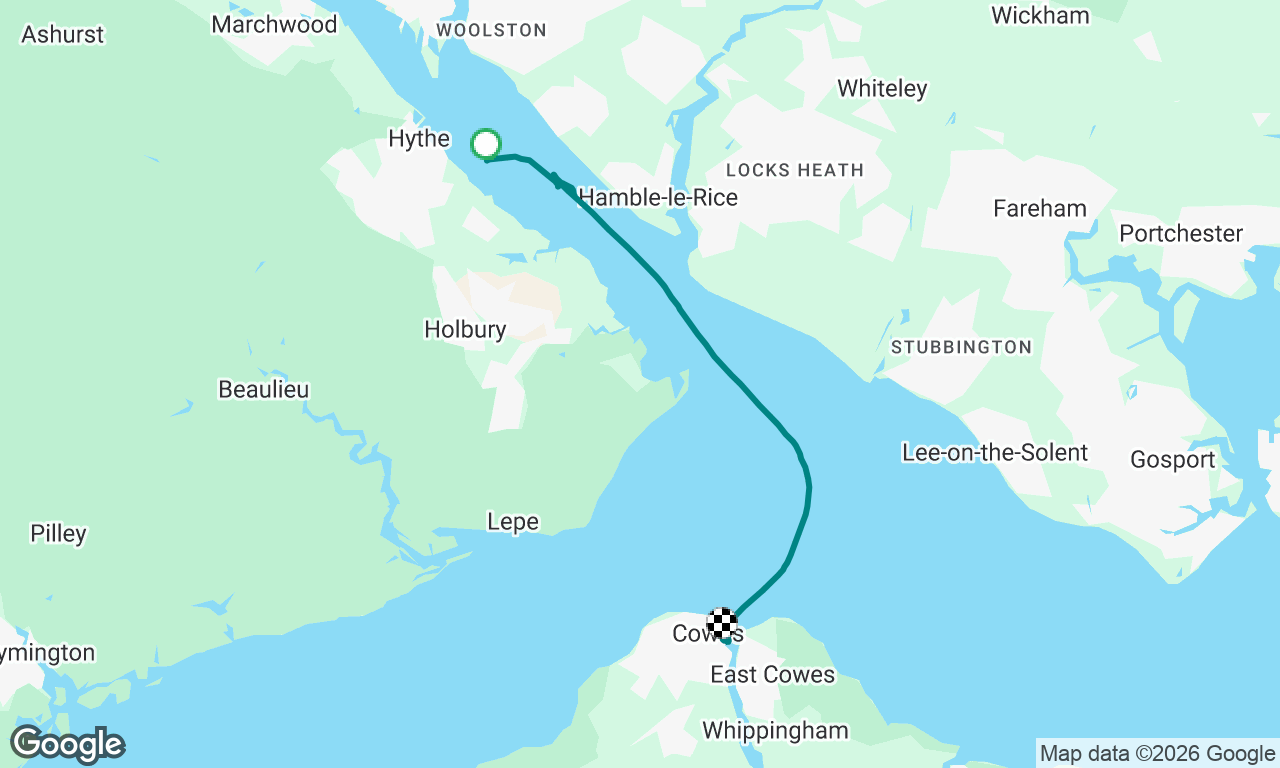 D1 DS pm Hythe to Cowes