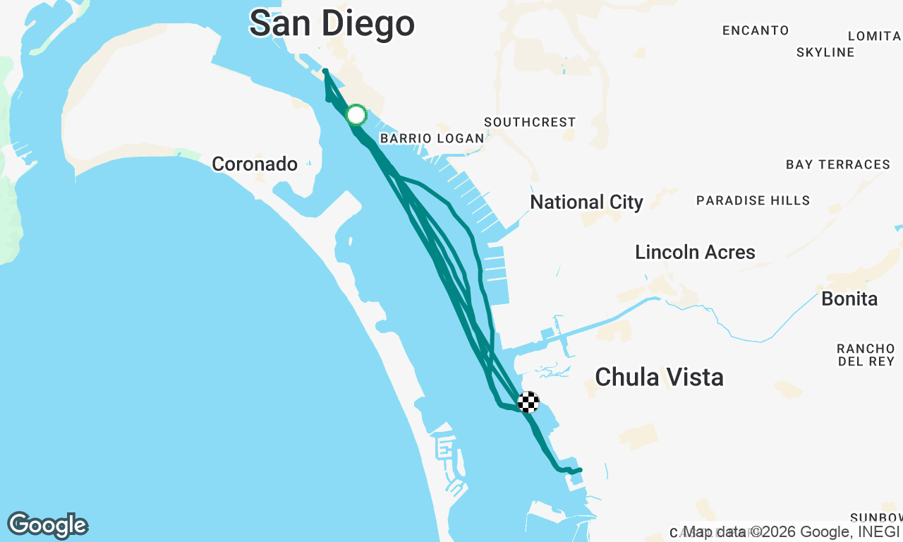 Voyage map