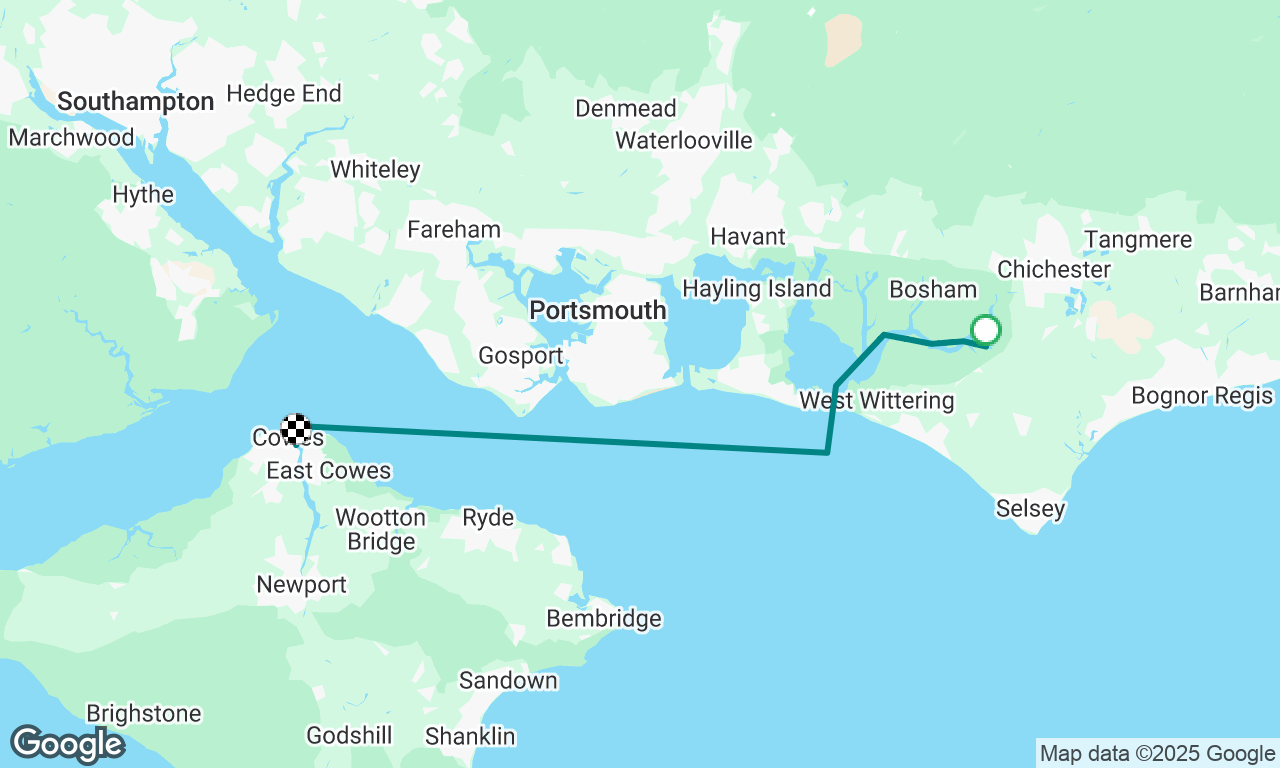 Chichester to Cowes