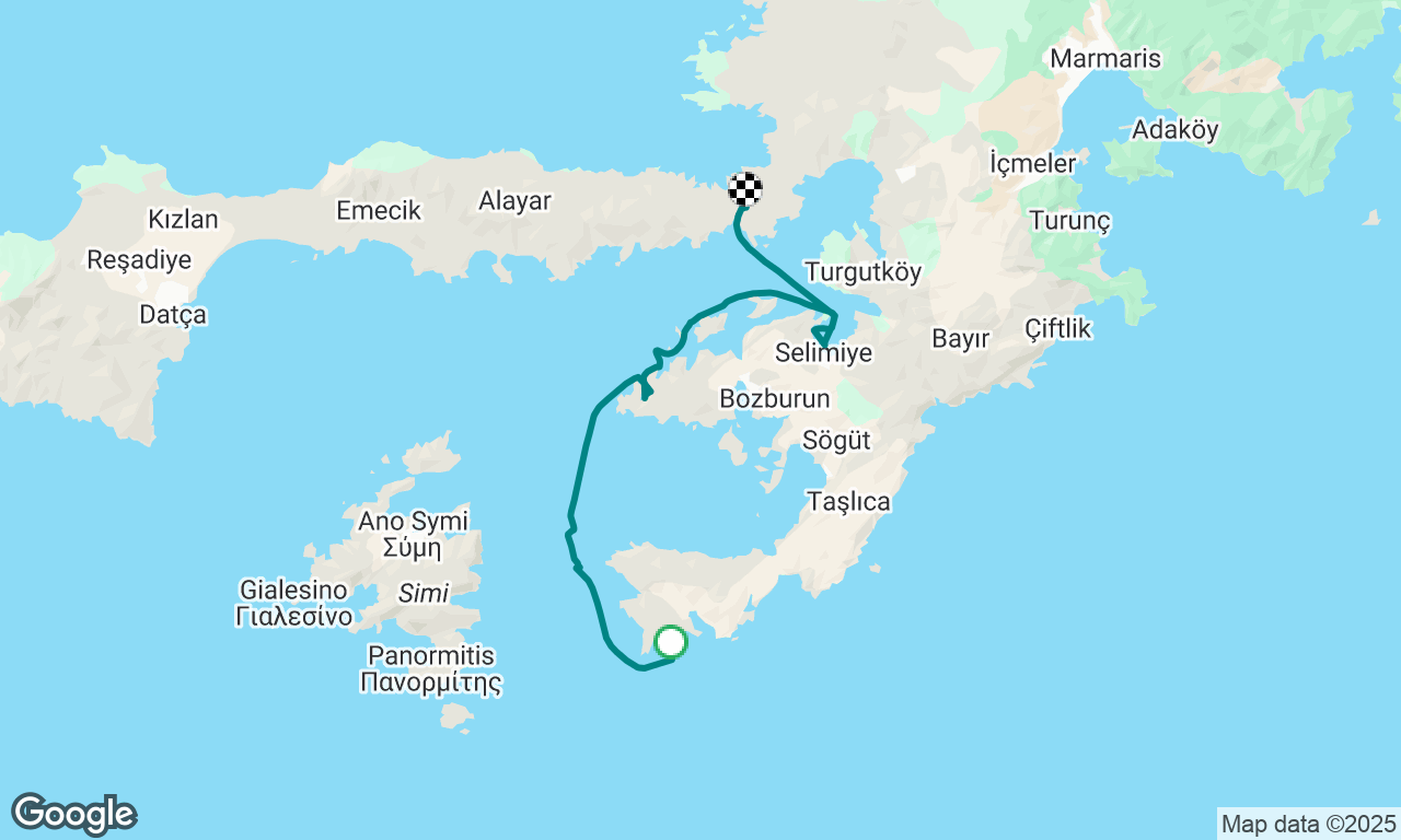 Voyage map