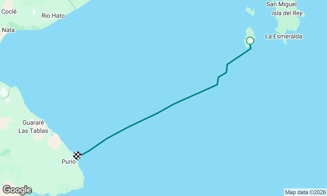Departed Las Perlas. Isla San Jose to Isla Iguana
