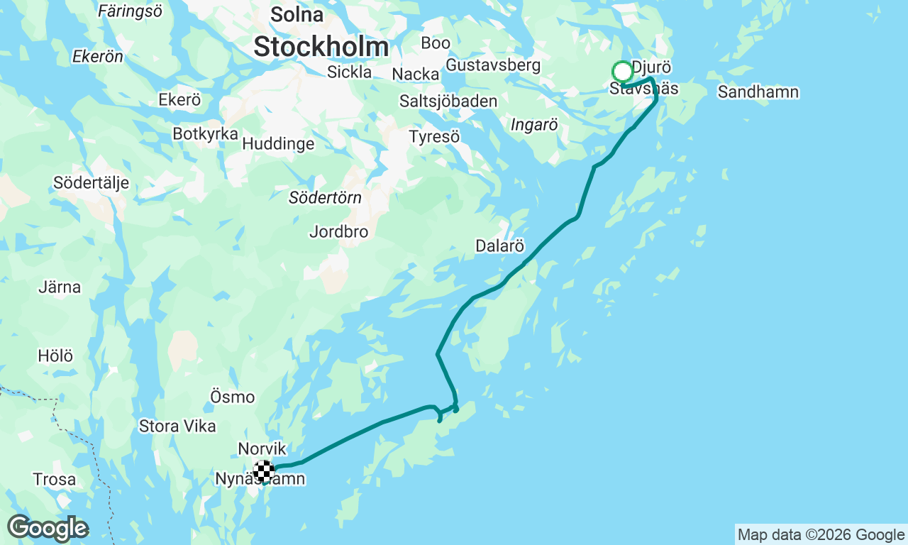 Bullandö Marina AB to Nynäshamn 