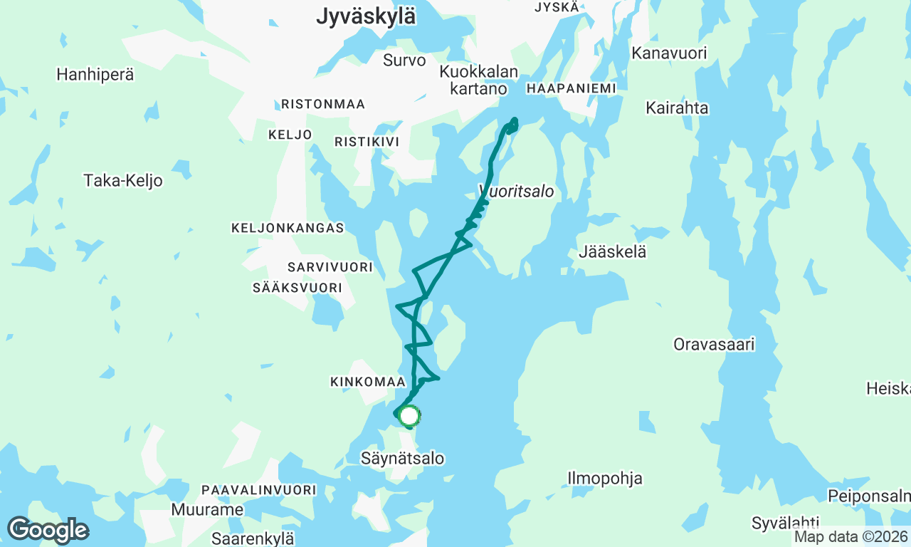 Voyage map